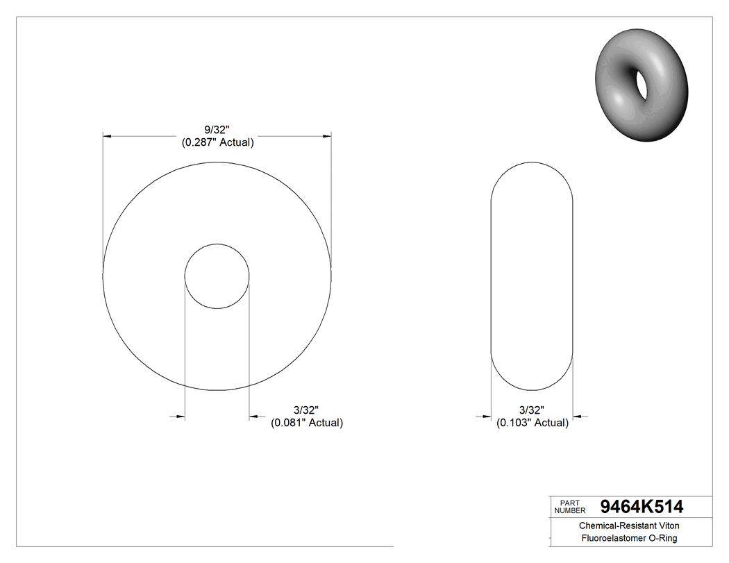 Technical drawing - 9464K514